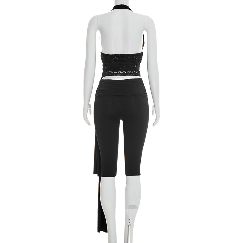 طقم نسائي من قطعتين بلون واحد، - مراجعة Tank Top Ribbed وسعره