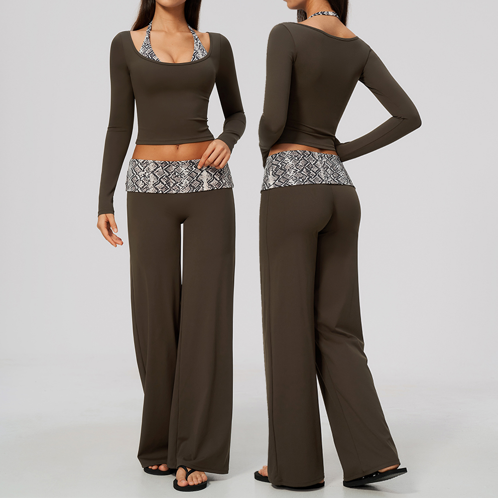 طقم يوغا رياضي للنساء مكون من  - مراجعة Compression Long Pant وسعره