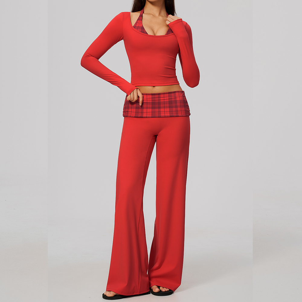 طقم يوغا رياضي للنساء مكون من  - مراجعة Compression Long Pant وسعره