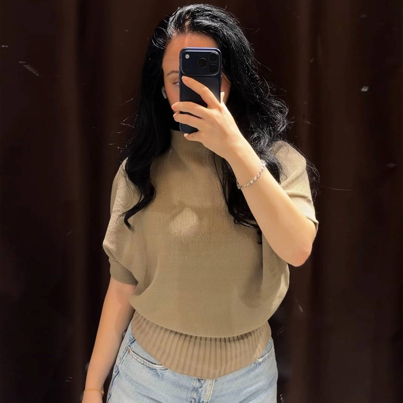 سترة نسائية قصيرة منسوجة بتصمي - مراجعة Tank Top Ribbed وسعره